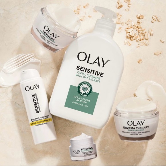 Olay Sensitive Face Moisturizer Cream with Colloidal Oatmeal - Picture 6 of 7